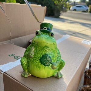 New, ceramic St. Patty’s Say Toad